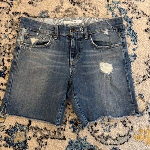 Joe's Jeans Blue Denim Cutoff Shorts